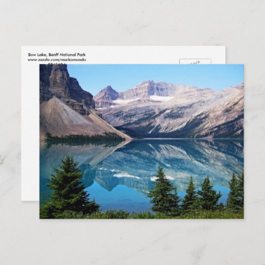 Bow Lake, Banff National Park, Canada Briefkaart (Voorkant / Achterkant)
