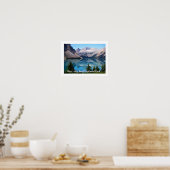 Bow Lake, Banff National Park, Canada Poster (Keuken)