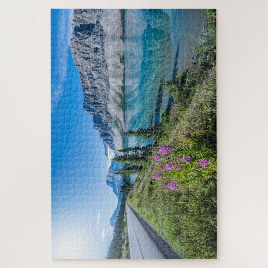 Bow Lake Banff National Park Canada Revel Legpuzzel (Verticaal)