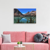 Bow Lake in Banff Wrapped Canvas (Insitu (Woonkamer))