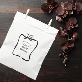 Bow Lint Lijst Elegant Vrijgezellenfeest CUSTOM Bedankzakje