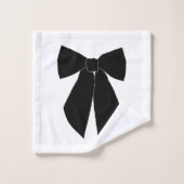 Bow noir (Gant de toilette)