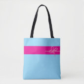 Bow on Pink Tote Draagtas (Voorkant)