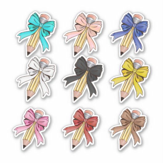 Bow Pencil Stickers (Voorkant)