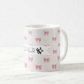 Bow pink Mug (Devant droit)