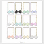 Bow Planner-Stickers Sticker (Vel)
