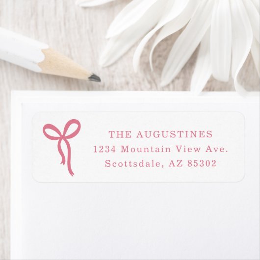 Bow Return Address Label (Insitu)