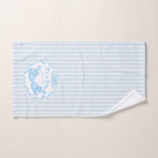 Bow Ribbon C'est un garçon (Serviette à main)