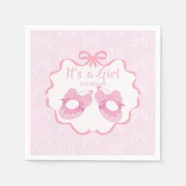 Bow Ribbon is een meisje Servet