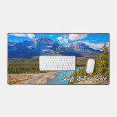 Bow River, Banff National Park, Alberta, Canada Bureaumat (Keyboard & Muis)
