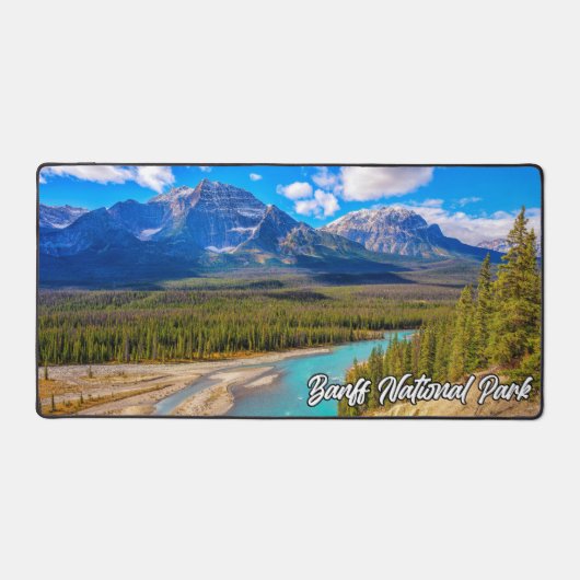Bow River, Banff National Park, Alberta, Canada Bureaumat (Voorkant)