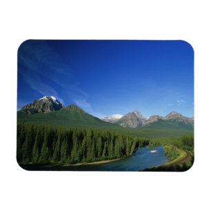 Bow-rivier bij Nationaal park Banff in Alberta Magneet