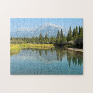 Bow-rivier in Canmore Canada Legpuzzel