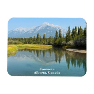Bow-rivier in Canmore Canada Magneet