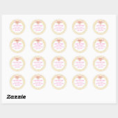 Bow Rose Enregistrer Les Stickers Date (Feuille)