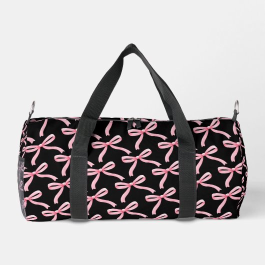 Bow rose et bloc monogramme Danse Duffel sac (Verso)