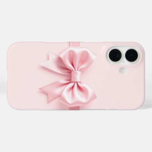 Bow rose iPhone 16 Coque (Verso (horizontal))