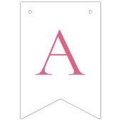 Bow rose moderne joyeux bannière de Bunting Annive (Troisième drapeau)