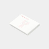 Bow rouge - Notes post-it (Incliné)