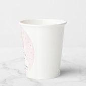 Bow Roze Coquette Baby Shower Papieren Bekers (Links)