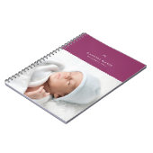 Bow & Scallops Journal - Plum Notitieboek (Linkerzijde)