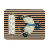 Bow Sheep Collectie™ - Birth Info / Magneet (Horizontaal)