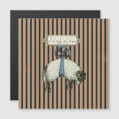 Bow Sheep™ - Magnetische Kaart met Envelop (Voorkant / Achterkant)