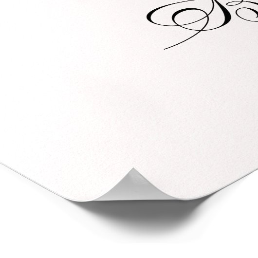 Bow She's Tying the Knot Bridal Shower Welcome Poster (Hoek)