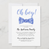 Bow Stropdas Baby shower per post lange afstand Kaart (Voorkant)