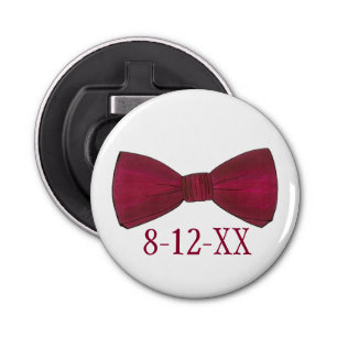 Bow Stropdas Bachelor Party Groom Bowtie Wedding F Button Flesopener