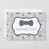 Bow Stropdas bedankpas Kaart (Voorkant)