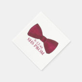 Bow Stropdas Bowtie Formal Prom Wedding Custom Nap Servetten (Hoek)