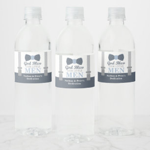 Bow Stropdas Flessenwikkel voor Baby Toewijding Waterfles Etiket