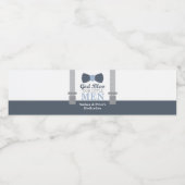 Bow Stropdas Flessenwikkel voor Baby Toewijding Waterfles Etiket (Enkel label)