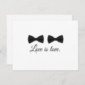 BOW STROPDAS LOVE -.png Briefkaart (Voorkant / Achterkant)