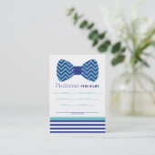 Bow Stropdas Predication Card Groot Visitekaartje (Staand voorkant)