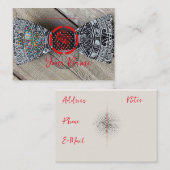 Bow Stropdas Visitekaartje (Voorkant / Achterkant)