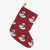 Bow-tiful Seal – Christmas Edition Kleine Kerstsok (Voorkant (Hangend))