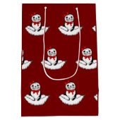 Bow-tiful Seal – Christmas Edition Medium Cadeauzakje (Achterkant)