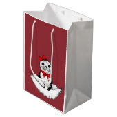 Bow-tiful Seal – Christmas Edition Medium Cadeauzakje (Voorkant Gekanteld)