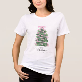 Bow-Trimmed Spruce Tri-Blend Shirt