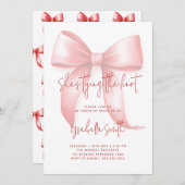 Bow | Une Invitation Chic À La Douche Mariale (Devant / Derrière)