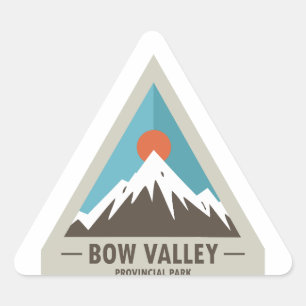 Bow Valley Provincial Park Driehoek Sticker