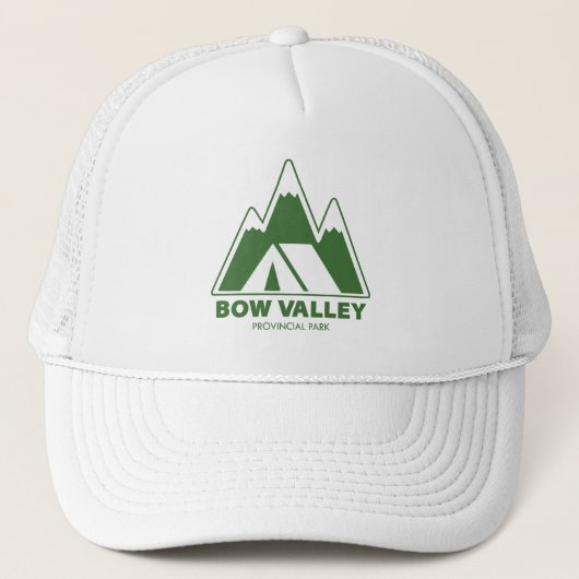 Bow Valley Provincial Park Mountains Camping Trucker Pet (Voorkant)