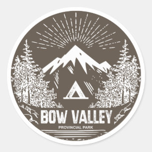 Bow Valley Provincial Park Ronde Sticker