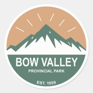 Bow Valley Provincial Park Ronde Sticker