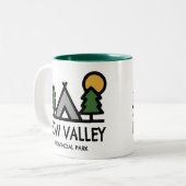 Bow Valley Provincial Park Tweekleurige Koffiemok (Voorkant links)