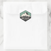 Bow Valley Provincial Park Vierkante Sticker (Tas)