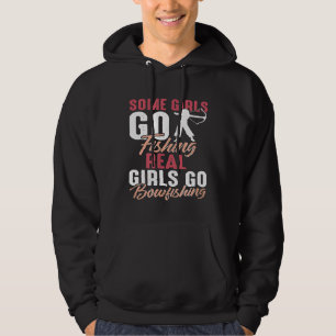 Bow Vist jachtvrouw op meisjesboogschieten Hoodie