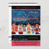 Bow Wow jaarlijkse kerstfeest Kaart (Voorkant / Achterkant)